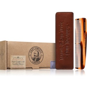 7013 Hair Comb with Leather Sleeve, Captain Fawcett